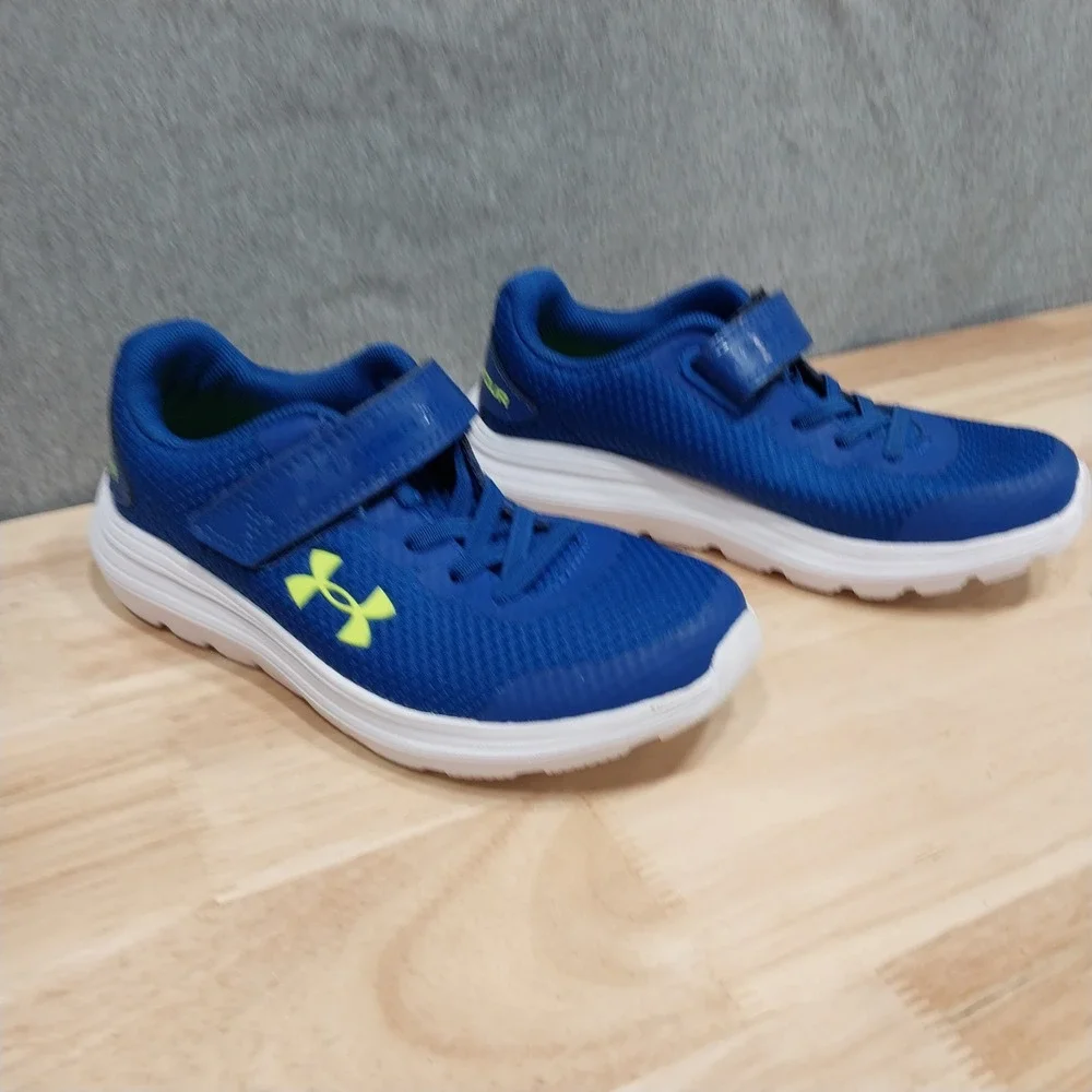 Under Armour Surge 2 Kids Running Shoes Sneakers 12K Blue